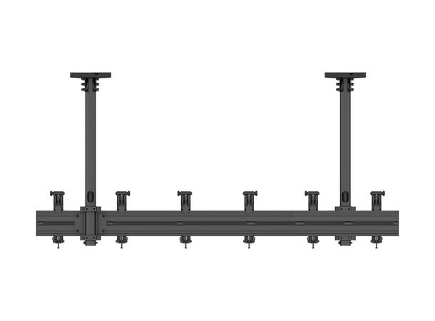 Multibrackets Takfeste Pro MBC3X1U Svart, 200x200, 90Kg, 3 x 27-32" 