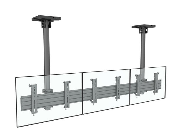 Multibrackets Takfeste Pro MBC3X1U Svart, 200x200, 90Kg, 3 x 27-32" 