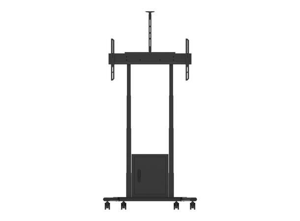 Multibrackets Tralle motor Floorstand120 120Kg,65 cm høydejust, 42-100",Svart 