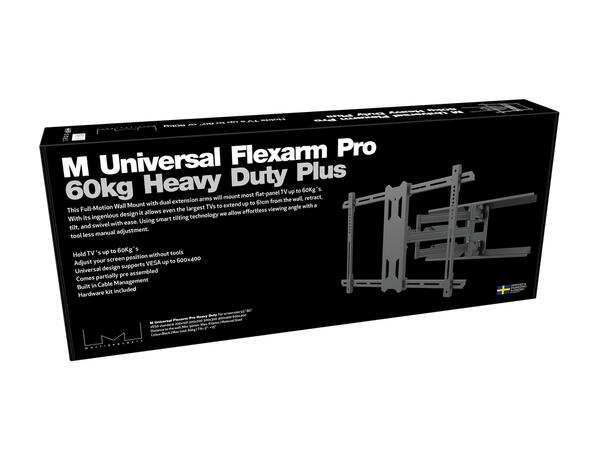 Multibrackets Veggfeste flexarm pro HD Maks VESA, 700x400, 60Kg, 55-85"
