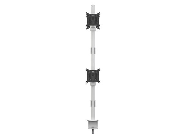 Multibrackets bordstativ Quad B2B Hvit, Officeline, VESA 75, 100, 15-30" 