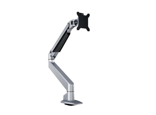 Multibrackets bordstativ gass arm single Sølv , VESA 75, 100, 15-32", 10Kg 