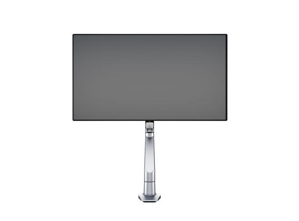 Multibrackets bordstativ gass arm single Sølv , VESA 75, 100, 15-32", 10Kg 