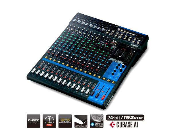 Yamaha MG16XU 10 Mic/4 stero linje 