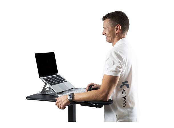 KENSON GetUpDesk Single Electric Height-Adjustable Desk | Svart 