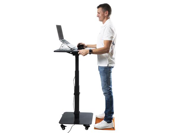 KENSON GetUpDesk Single Electric Height-Adjustable Desk | Svart 