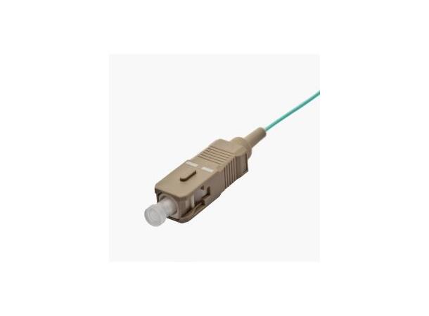 LinkIT Fiber pigtail OM4 50/125 SC 1,5m Halogenfri, Easy strip,  aqua/turkis