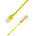 LinkIT Flat U/UTP Cat6a gul 5m AWG  34/7 | PVC | 1x4mm