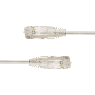 LinkIT SlimPatch U/UTP Cat6a hvit 2m AWG 28/7 , LSZH , 3,6mm