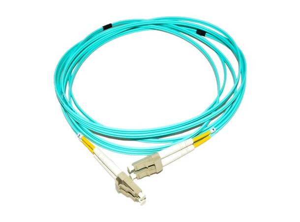 LinkIT fibersnor OM4 LC/LC 15m Duplex , MM , LSZH , Aqua 