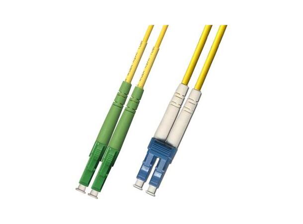 LinkIT fibersnor OS2 LC-APC/LC-UPC 15m Duplex | SM | LSZH