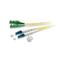 LinkIT fibersnor OS2 LC-UPC/E2000APC  1m Duplex APC SM OS2 9/125 LSZH G657A2 Gul