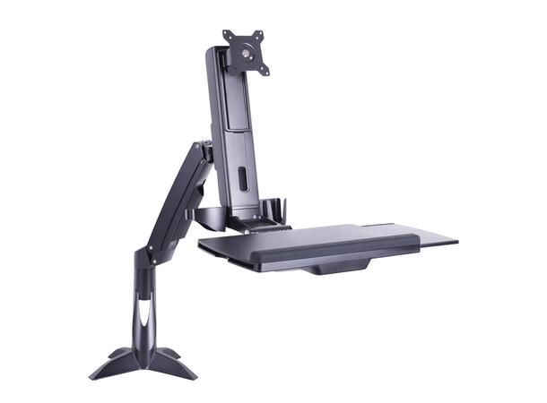Multibrackets Flex Desk Workstation Sort , VESA 75x75 100x100, maks 11,4Kg 