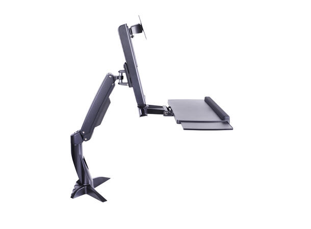 Multibrackets Flex Desk Workstation Sort , VESA 75x75 100x100, maks 11,4Kg 