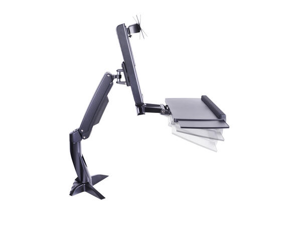 Multibrackets Flex Desk Workstation Sort , VESA 75x75 100x100, maks 11,4Kg 