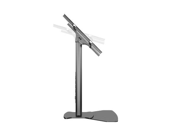 Multibrackets Gulvstativ 110 HD Flip Svart, 60kg, 700x400, 32-55", 0-90° 