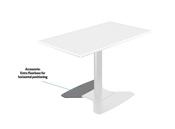 Multibrackets Gulvstativ 110 HD Flip Svart, 60kg, 700x400, 32-55", 0-90° 