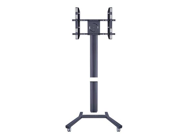 Multibrackets Gulvstativ 180 Hjul, Flightcase, 40-63", 90Kg 