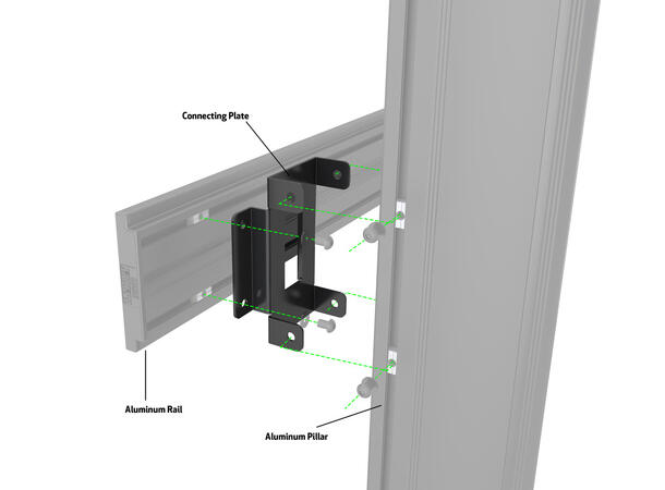 Multibrackets Pro Connecting plate 