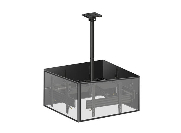 Multibrackets Pro takfeste MBC4U TÜV 600x400, 120 Kg, 87-327cm, 4 X 40-65" 