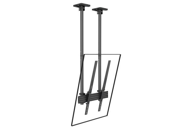 Multibrackets Pro takfeste, Portrett Svart, 600x900, 180 Kg, 58-155cm,40-100" 