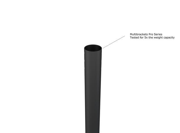 Multibrackets Pro takfeste, Portrett Svart, 600x900, 180 Kg, 58-155cm,40-100" 