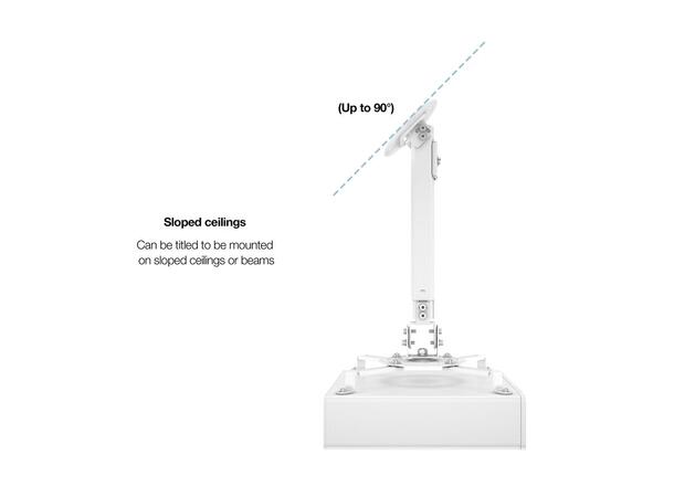 Multibrackets Projektor takfeste I 380-580 mm lengde, maks 13,5Kg 