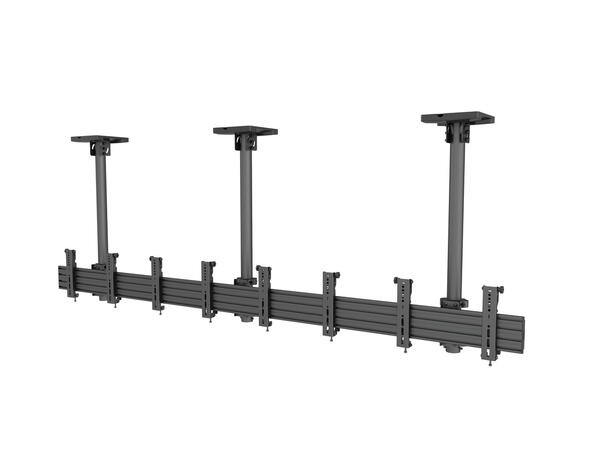 Multibrackets Takfeste Pro MBC4X1U Svart, 200x200, 120Kg, 4 x 30-42" 