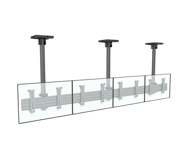 Multibrackets Takfeste Pro MBC4X1U Svart, 200x200, 120Kg, 4 x 30-42" 