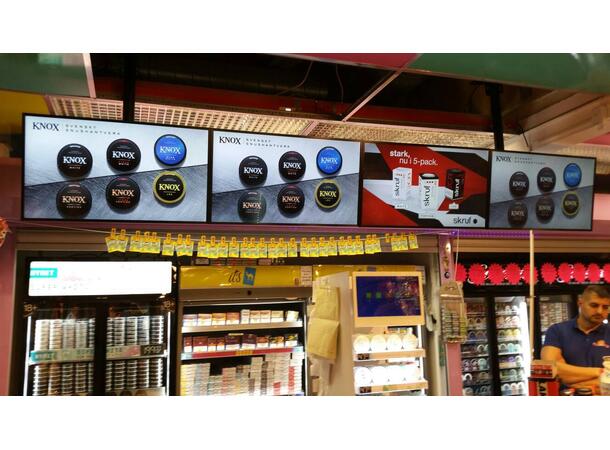 Multibrackets Takfeste Pro MBC4X1U Svart, 200x200, 120Kg, 4 x 30-42" 