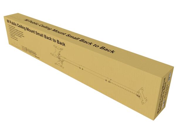 Multibrackets Takfeste Small B2B Hvit, 200x200, 14 Kg, 55-150cm, 10-32" 