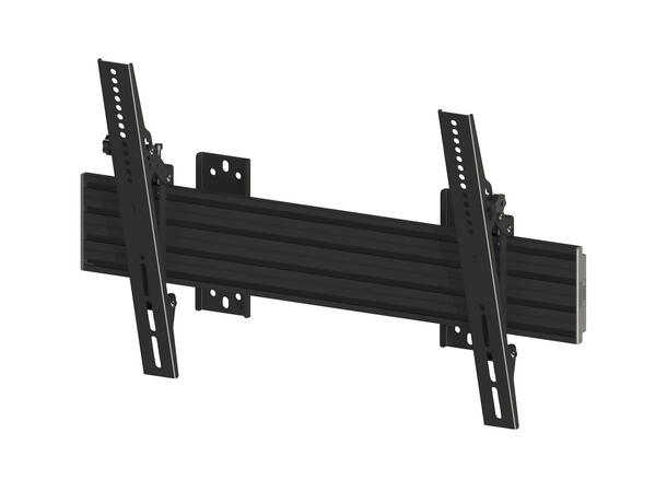 Multibrackets Veggfeste PRO MBW1U tilt Vesa 600x400, 30Kg, 40-65”, svart 