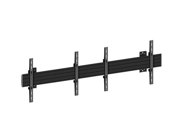 Multibrackets Veggfeste PRO MBW2U Fixed 70Kg pr skjerm,VESA 600x400, Sort,40-65" 