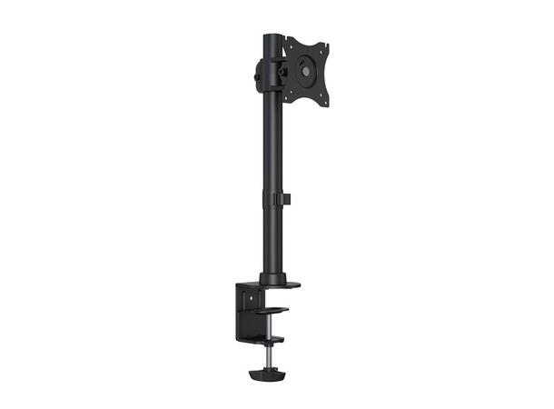 Multibrackets bordstativ Basic Single Svart, 15"-27", 10kg, Vesa 75, 100 