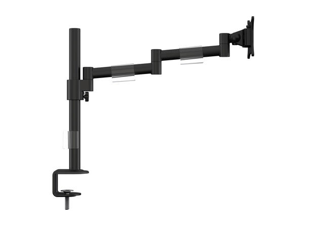 Multibrackets bordstativ single II Sort, Officeline, VESA 75, 100, 15-30" 