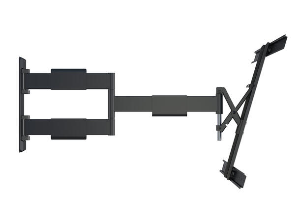Multibrackets veggfeste flexarm THIN Sort, Maks Vesa 600x400, 30 Kg, 32-55" 