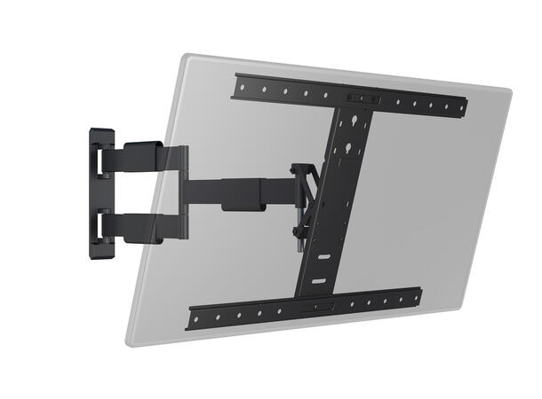 Multibrackets veggfeste flexarm THIN Sort, Maks Vesa 600x400, 30 Kg, 32-55" 