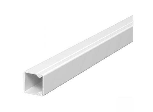 OBO Minikanal WDK 20020 Hvit 20x20mm 2me 2 meter kanal, Elnr. 1223099 x 2 