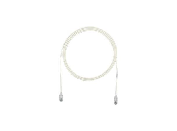 Panduit Cat.6 U/UTP LSZH Grå  2,5 m. 28AWG, uskjermet patchkab. 3,8mm diamet. 