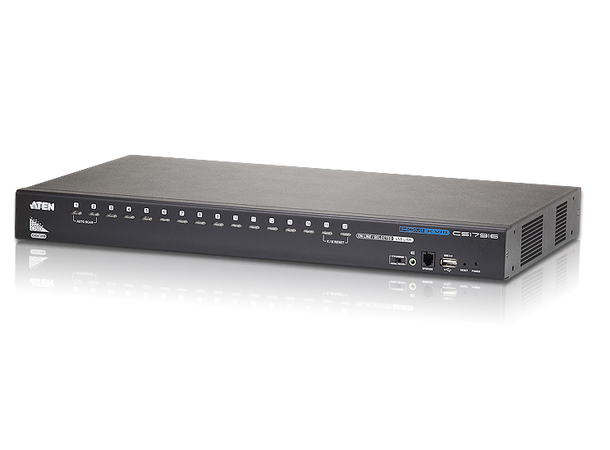 Aten KVM 16-PC 1-Bruker CS17916 USB - HDMI KVM Switch with USB Perip.por 