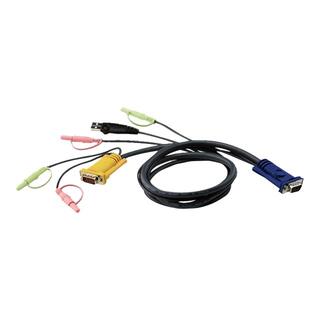 Aten KVM Kabel USB 1,8m 2L-5302U VGA | USB | Audio