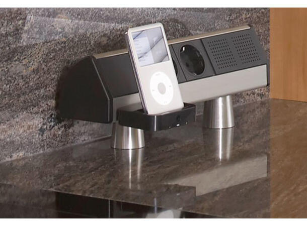 EVOline® Dock 3x stikk 2x RJ45 Cat.6.Tilførsel side 