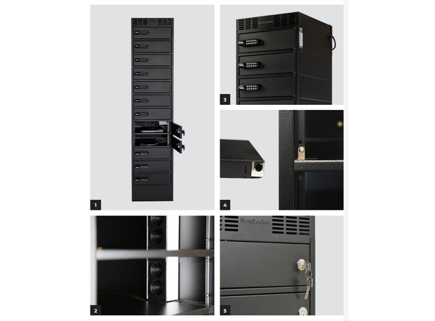 Leba NoteLocker 12 Electronic codelock | H1745xW400xD450 