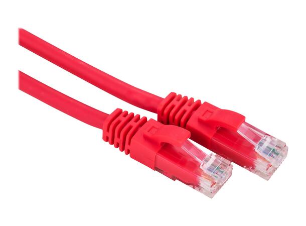 LinkIT Patch U/UTP Cat6 rød 3m AWG 24/7 | LSZH 