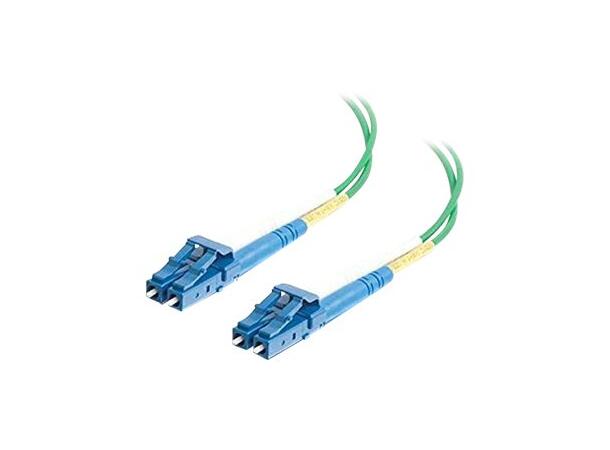 LinkIT fibersnor OS2 LC/LC 5m Duplex , SM , LSZH , Green 