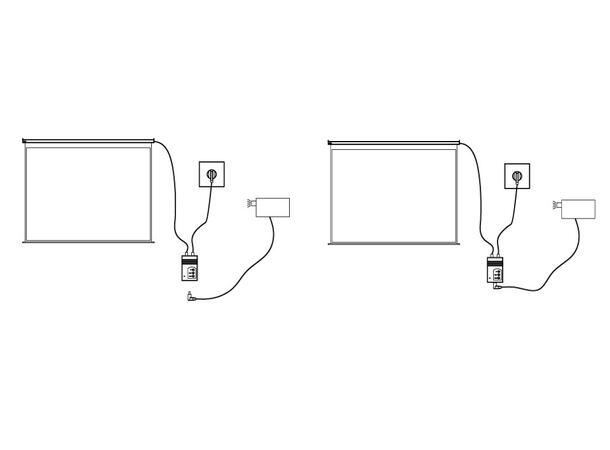 Multibrackets 12V Trigger Kit For Multibrackets motoriserte lerret 