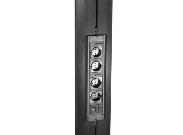 Multibrackets Gulvstativ 210 70-110" Sort, 150kg, Maks VESA 1700x1200 