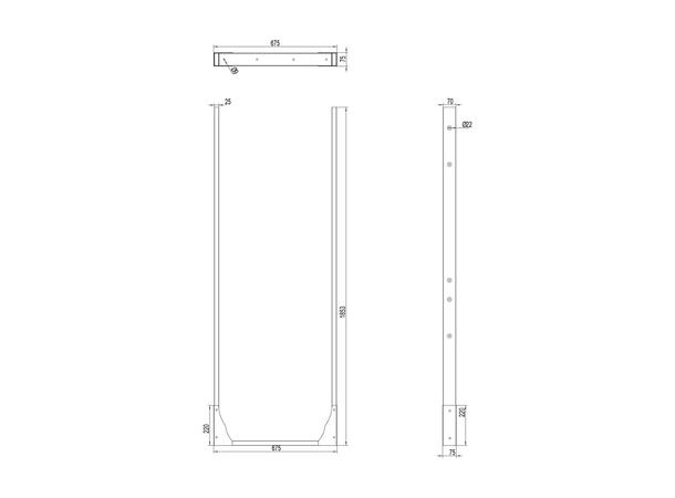 Multibrackets Gulvstativ Pro OM46N-D For Samsung OM46N-D 