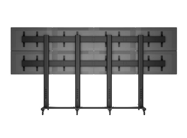 Multibrackets Gulvstativ  8 skjermer 40-55", 800x400, maks 320kg, 