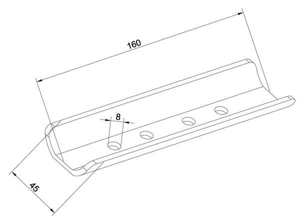 Multibrackets Pro skjøteledd for rør 